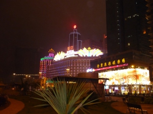 A view of the Casino Lisboa from across the street